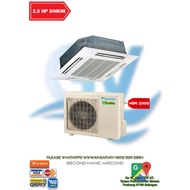 2.5HP Daikin Ceiling Cassette Type Used Aircond AC2888 / Non-inverter / Not Include Installation