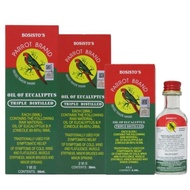 BOSISTOS PARROT BRANDS oil of eucalyptus / minyak kayu putih