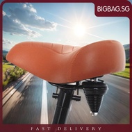 [bigbag.sg] Bike Seat Cushion Shock Absorbing MTB Spring Saddle for MTB Road Folding Bikes