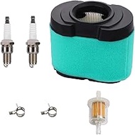 Quaprodur 792105 Air Filter Kit Replacement for Briggs and Stratton 407777 445877 Engine John Deere 