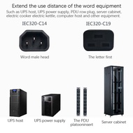 Power Extension Cord IEC320 C14 to C19 Conversion Power Cord for Ups Host Ups Power Supply
