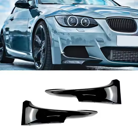 Front Bumper Lip Side Splitter Spoiler Body Kit For BMW 3 Series Coupe E92 E93 M-Tech 2010-2013 Fron