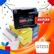 GTZ5S AGM VRLA BATTERY ASPIRA YUASA LC135 WAVE EX5 XCITE EGO LAGENDA 115 FZ150i