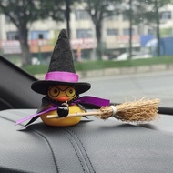 Car Dashboard Decorations Halloween Rubber Duck Witch Duck Festival Ornament Accessories Car Duck wi
