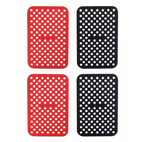 -ABPO Reusable Silicone Air Fryer Liners For Ninja Foodi Dual Air Fryer DZ201, Non-Stick Air Fryer A