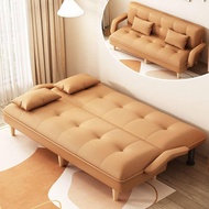 Modern living room sofa, small apartment rental house, single person foldable sofa bed, dual purpose, simple foldable bed for lying down