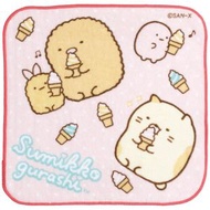 角落小顆伴 - 角落生物毛巾角落小夥伴毛巾Pink Ice Cream Sumikko gurashi小毛巾角落生物手帕 平行進口