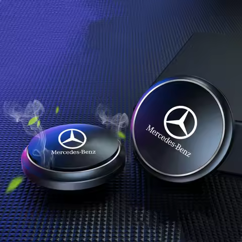 Car Air Freshener Perfume Center Console Perfume Aromatherapy UFO Shape For Mercedes Benz W203 W204 