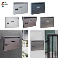 [chulisia] Wall Mounted Post Box Metal Mailbox, for  Indoor E Outdoor Entryway Townhouse Decorative 