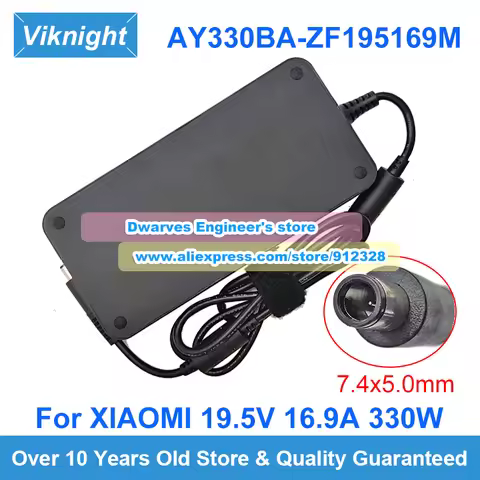 Genuine 330W 19.5V 16.9A AC Adapter AY330BA-ZF195169M Charger For Xiaomi REDMI G PRO 2022 3070TI Gam