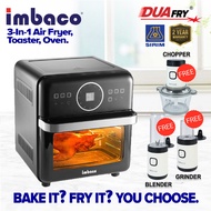 Imbaco|Apache DUAFRY [13-in-1] Air Fryer Oven Toaster Oven Air Fryer Dehydrator 3-in-1 Chopper Blend