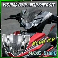 YAMAHA Y16ZR V1 V2 CONVERT Y15ZR V2 KEPALA HEADLAMP COVER METER PNP Y16 COMPLETE SET KEPALA Y15 MASU