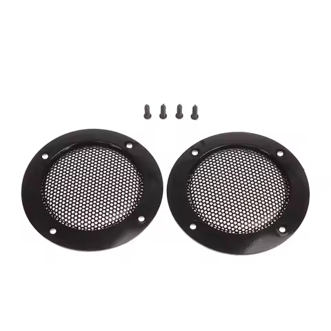 Round Audio Speakers Protective Cover 2 Inch Protective Mesh Net Grilles Speaker Circle Speaker Acce
