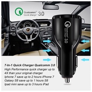 35W QC3.0 Dual USB Car Charger 6A Quick Charge 3.0 Car Charger
