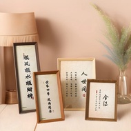 Chinese Calligraphy Photo Frame Paintings Decoration Paintings Photo Frame Inch AA Wooden Photo Fram