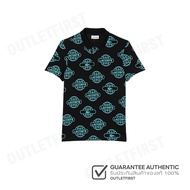 LACOSTE รุ่น GLOBE PRINT LACOSTE MOVEMENT POLO SHIRT CODE: PH6241 10 QPI เสื้อโปโล เสื้อโปโลแขนสั้น 