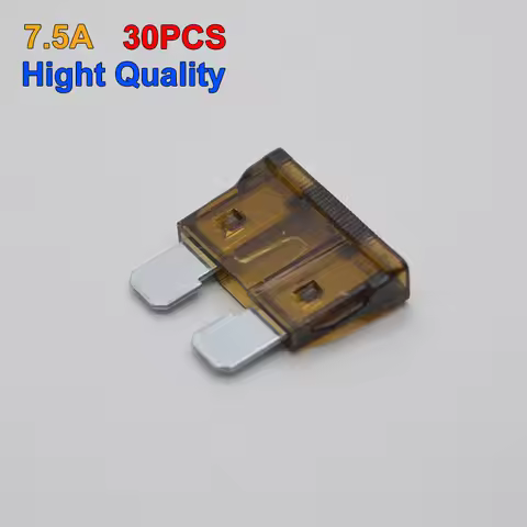 7.5Amp 30Pcs New Standard Type Auto Car Boat Truck Fuse Blade Replacement Fuse