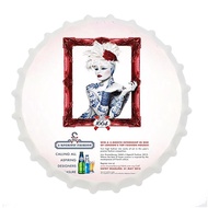 1664 Blanc Beer Bottle Cap Tin Sign Metal Round Bar Pub Restaurant Garage Hanging Craft Wall Plaques