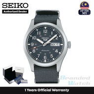 [Official Warranty] Seiko SRPG31K1 Men's Seiko 5 Sports Field Automatic Grey Dial Grey Nylon Strap Watch