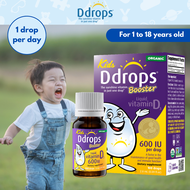 Ddrops Kids Booster 600 IU Daily Liquid Vitamin D3 Supplement 600 IU (2.8 ml180 drops)
