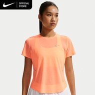 Nike Dri-FIT Women's Swift Breathe Short-Sleeve Running Top - Orange Pulse [IF1681-852]