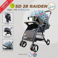 Apruva SD 28 Raiden Blue Reversible Stroller for Baby