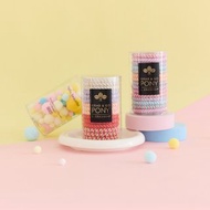 【L. ERICKSON 官方旗艦】 粗版 彈力髮圈桶 15入 || 芭蕾粉 ||