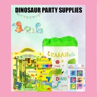 [SG SELLER] Dinosaur kids birthday party loot favour goodie bag stationery set gift children’s day christmas