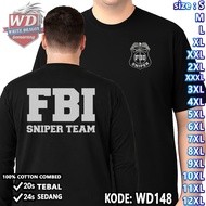 T-SHIRT SNIPER BIG SIZE CODE WD148 JUMBO 2XL 3XL 4XL 5XL 6XL 7XL 8XL 9XL 10XL 11XL 12XL