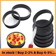 8Pack Crumpet Rings Nonstick English Muffin Rings 3.15 Inch - Stainless Steel Double Rolled Tart Rin
