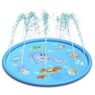 Kids Splash Pool Baby & Kids Durable PVC Water Splash Pool Sprinkler Fountain Pad Outdoor Swimming P