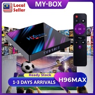 NEW H96MAX TVBOX 2GB 16GB Android 9 4K RK3318 Support 2.4/5GWiFi 4K Android BOX  Media Player IPTV Malaysia MY-box
