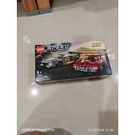 LEGO 76903 Speed Champions Chevrolet Corvette C8.R Race Car and 1969 Chevrolet Corvette