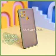 Soft Case Oppo A15 Silicon Softcase Doff Hardcase Mate Silikon Casing - Army Green