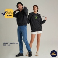 Mc JEANS เสื้อกันหนาว ฮู้ดดี้ สีดำ MJHP183