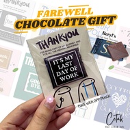 Farewell Gift Coklat Beryls For Colleague Thank You Goodbye Resignation Chocolate DoorGift