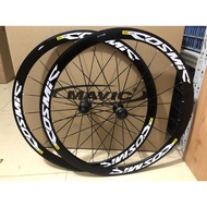 700c 40MM Mavic cosmic Elite road wheelset bike V brake C brake  Thru Axle Quick  Six-hole and cente