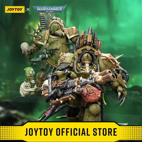 JOYTOY Warhammer 40k 1/18 Action Figures Death Guard Foul Blightspawn Death Guard Lord of Virulence