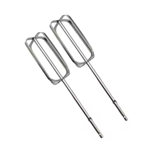 2Pcs Hand Mixer Beaters Attachments Set Stainless Steel Handheld Mixer Replacement Beaters Electric 