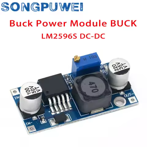 LM2596S-ADJ 3-40V DC-DC adjustable step-down Voltage regulator power supply MODULE BOARD 3A Buck Con