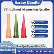 30pcs 17.1mm 10G-30G TT Plastic Tapered Pinhead,Liquid Dispenser Needles Tip,plastic glue needle,for