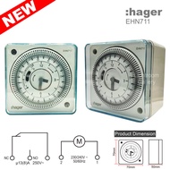 Hager Timer 24hrs Analog TIME SWITCHES /24hrs Timeswitch 24HR TIMER SWITCH (Q24TS)/hager EHN711