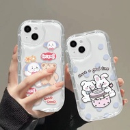 HP Cute Rabbit Girl Case Oppo Reno 11 5G Realme 11 Pro 5G Reno 11F 5G C67 Realme C53 C51 C51S A38 A1