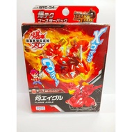 AUTH Segatoys Bakugan Bakutech BTC-34 Flame Aigle Dragon New