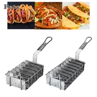 [PETSOLA] Taco Basket, Fryer, Taco Holder Basket, Taco Rack Fryer, French Fries, Cooking, Taco Shell