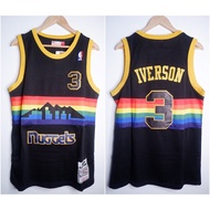 NBA CLASSIC HWC NUGGETS 3 ALLENIVERSON RELOAD BLACK MITCHELL&NESS BASKETBALL JERSEY