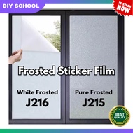 Frosted Window Film Glass Sticker Full Privacy 1ft x 4ft – Boleh Custom Panjang