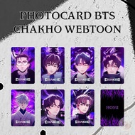 [ PHOTOCARD ] BTS Member Corner Card - CHAKHO WEBTOON - Sturdy C300 Paper - Genuine Grained Laminati
