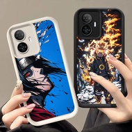 HK-5 Anime Uchiha Shockproof Casing for Black and White Silicone OPPO Realme Reno Narzo 13F C67 F25 
