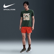 Nike Dri-FIT Mens Trail Energy Running Tee - Fir